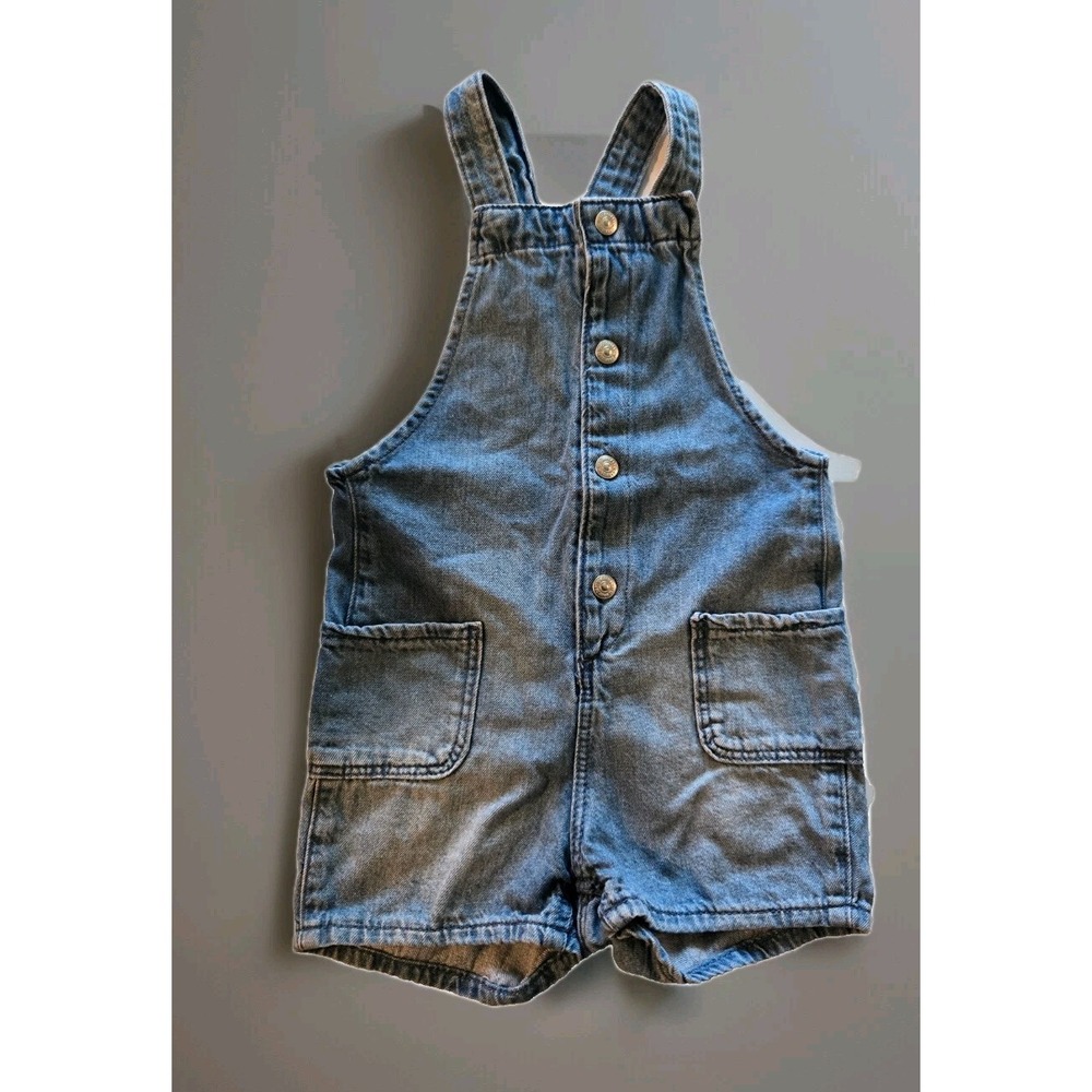 H&M Baby Denim‎ Romper, Size 12-18 Months Classic Beach Summer Play Outdoor